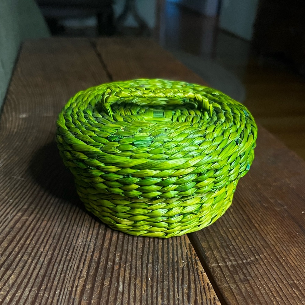 Colorful Wicker Coasters - Picture 2 of 2